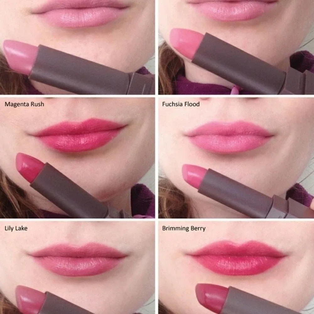 Burt's Bees Bundle of Burt's Bees Lipstick lip balm red dahlia‎ lily lake